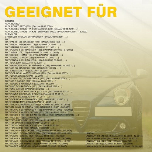 Für fiat punto grande - für,